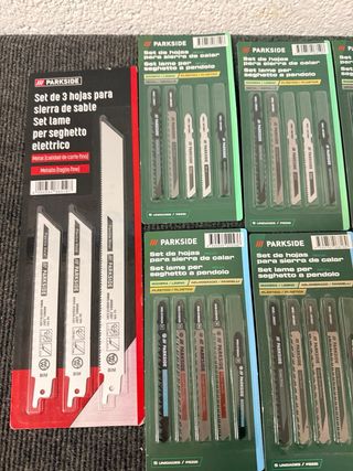 Hojas Sierra Sable Parkside (Set 3uds)