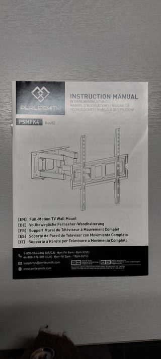 Soporte TV Pared Articulado Inclinable Giratorio