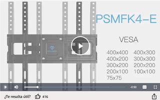 Soporte TV Pared Articulado Inclinable Giratorio