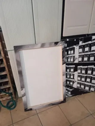 Dos cuadros grandes blanco y negro