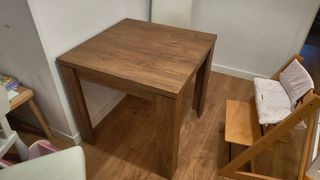 Mesa Comedor Extensible Madera 80x80-160x80