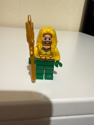 Minifigura Lego Aquaman con Tridente