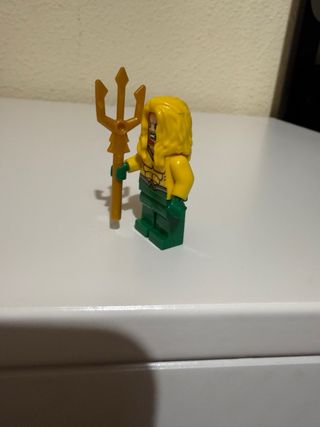Minifigura Lego Aquaman con Tridente