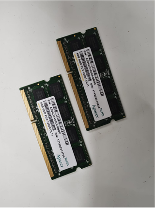 2x 4GB DDR3 SODIMM PC3-12800 CL11 Apacer