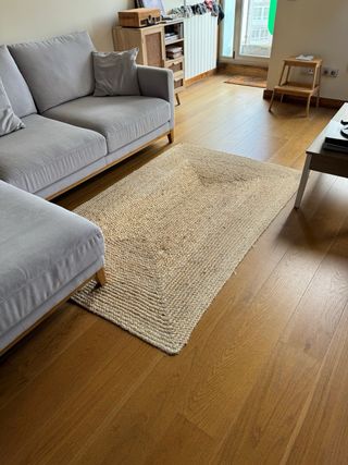 Alfombra Yute Beige/Marrón