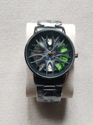 Oferta! Reloj diseño rueda de coche 3d