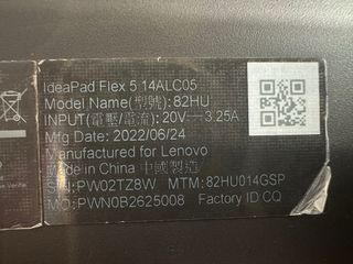 Portátil Lenovo IdeaPad Flex 5 14” Táctil