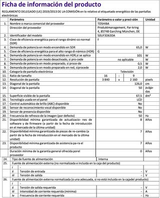 - TOSHIBA 50UF3D63DA Smart TV Fire TV 50 pulgada