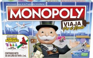Monopoly Viaja por el Mundo - Juego de Mesa para T