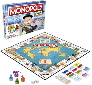 Monopoly Viaja por el Mundo - Juego de Mesa para T
