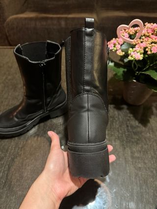 Botines negros talla 37 en buen estado