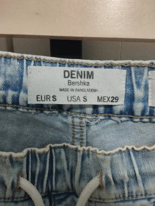 Pantalón vaquero jogger azul