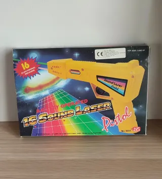 Pistola Juguete Sonido Láser 80s