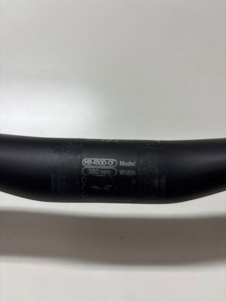 Manillar y potencia deCarbono HB-R100-CF 380mm