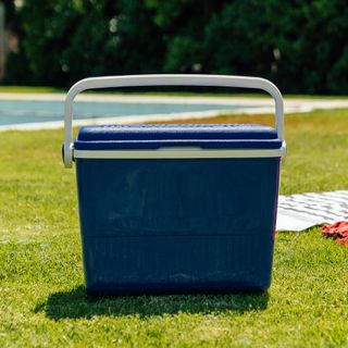 Nevera portátil rígida 42 litros Berner azul