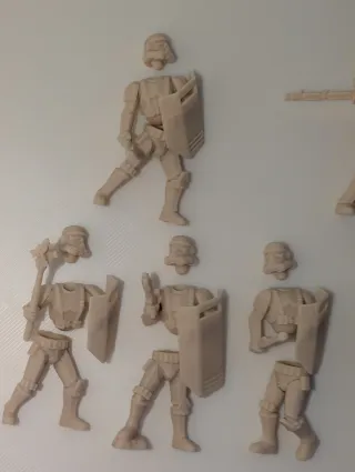 Figuras Star Wars Legion Riot Troopers