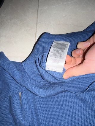 Polo Ralph Lauren Mezza Zip Cotone Pima Blu XXL