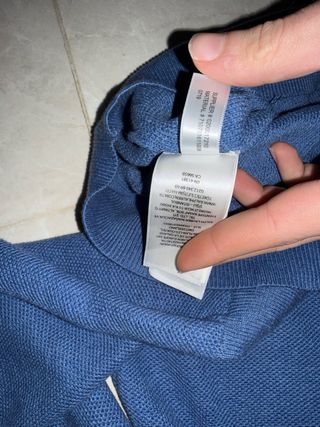 Polo Ralph Lauren Mezza Zip Cotone Pima Blu XXL