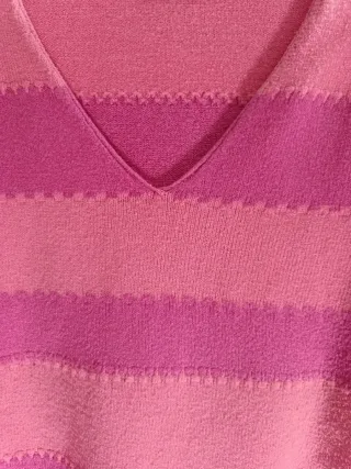 Jersey de rayas rosadas