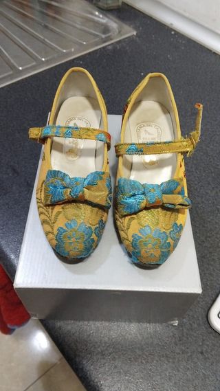 Vestido de Fallera Oro Multicolor