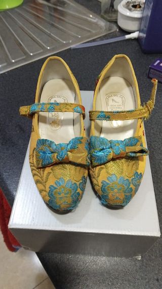 Vestido de Fallera Oro Multicolor