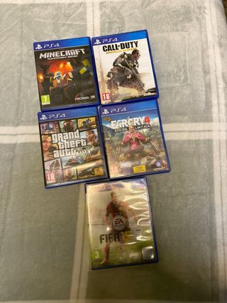 Juegos PS4: Minecraft, GTA V, FIFA 15 y mas