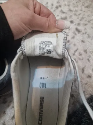 Converse grises talla 38