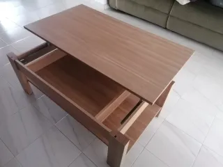 Mesa centro elevable, 110x60x42cm