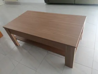 Mesa centro elevable, 110x60x42cm