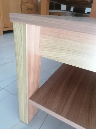 Mesa centro elevable, 110x60x42cm