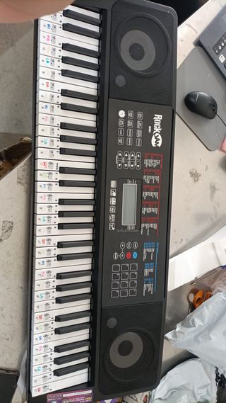 - Rockjam Kit de teclado de piano digital 6.1, a