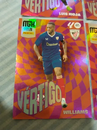 Lote de cartas de fútbol Panini MGk Vértigo