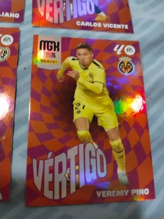 Lote de cartas de fútbol Panini MGk Vértigo