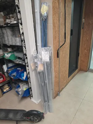 Confezione da 6 Tende Veneziane in Alluminio Blu/Argento