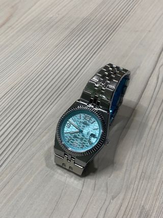Reloj Aimana Acero Azul Nuevo