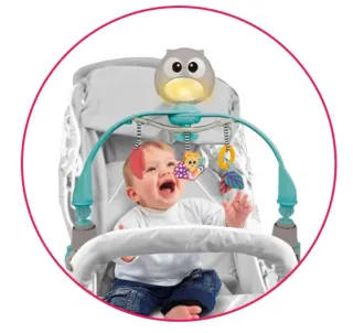 Móvil musical 2 en 1 para cuna y carrito
