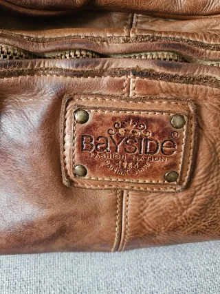 Borsa in pelle marrone