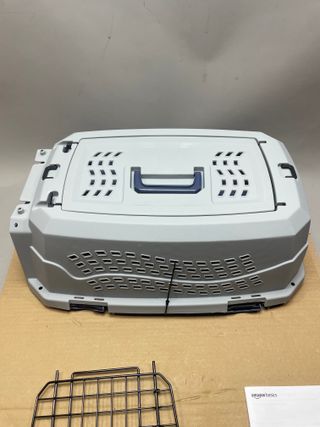 Transportín Perro Gato 2 Puertas Azul