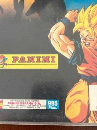 Álbum Dragon Ball Z Cartas Panini