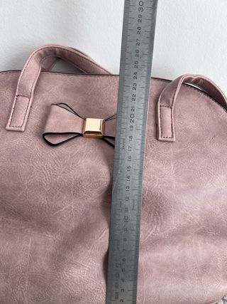 Bolso bandolera o de hombro rosa