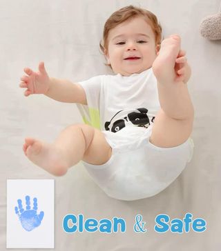 XL Kit Huella del Pie, Kit de Huellas Bebé Pie y M