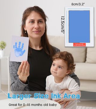 XL Kit Huella del Pie, Kit de Huellas Bebé Pie y M