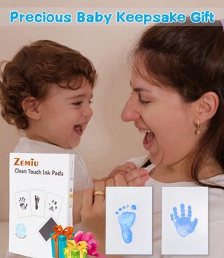 XL Kit Huella del Pie, Kit de Huellas Bebé Pie y M