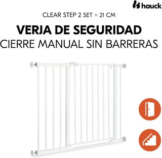 hauck Clear Step 2 Barrera Seguridad Niños Escaler