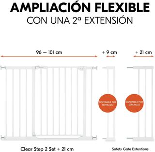 hauck Clear Step 2 Barrera Seguridad Niños Escaler