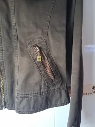 Chaqueta Bsk marronMilitar Mujer