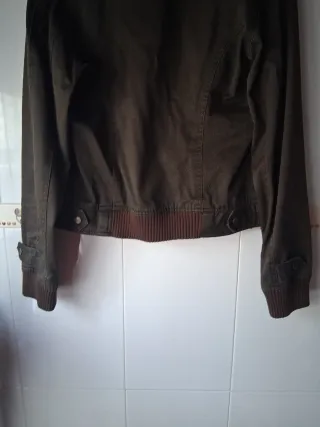 Chaqueta Bsk marronMilitar Mujer