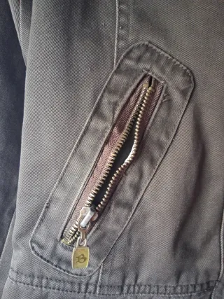 Chaqueta Bsk marronMilitar Mujer