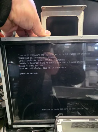 Ordenador HP Negro Compacto