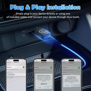 Euakee Adaptador Inalámbrico Automático para Andro